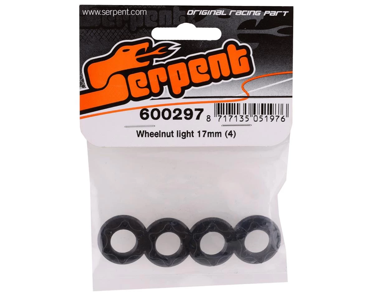 Serpent 17mm Light Weight Flanged Wheel Nut Set (4) 2 Serpent 17mm Light Weight Flanged Wheel Nut Set (4) - Image 2