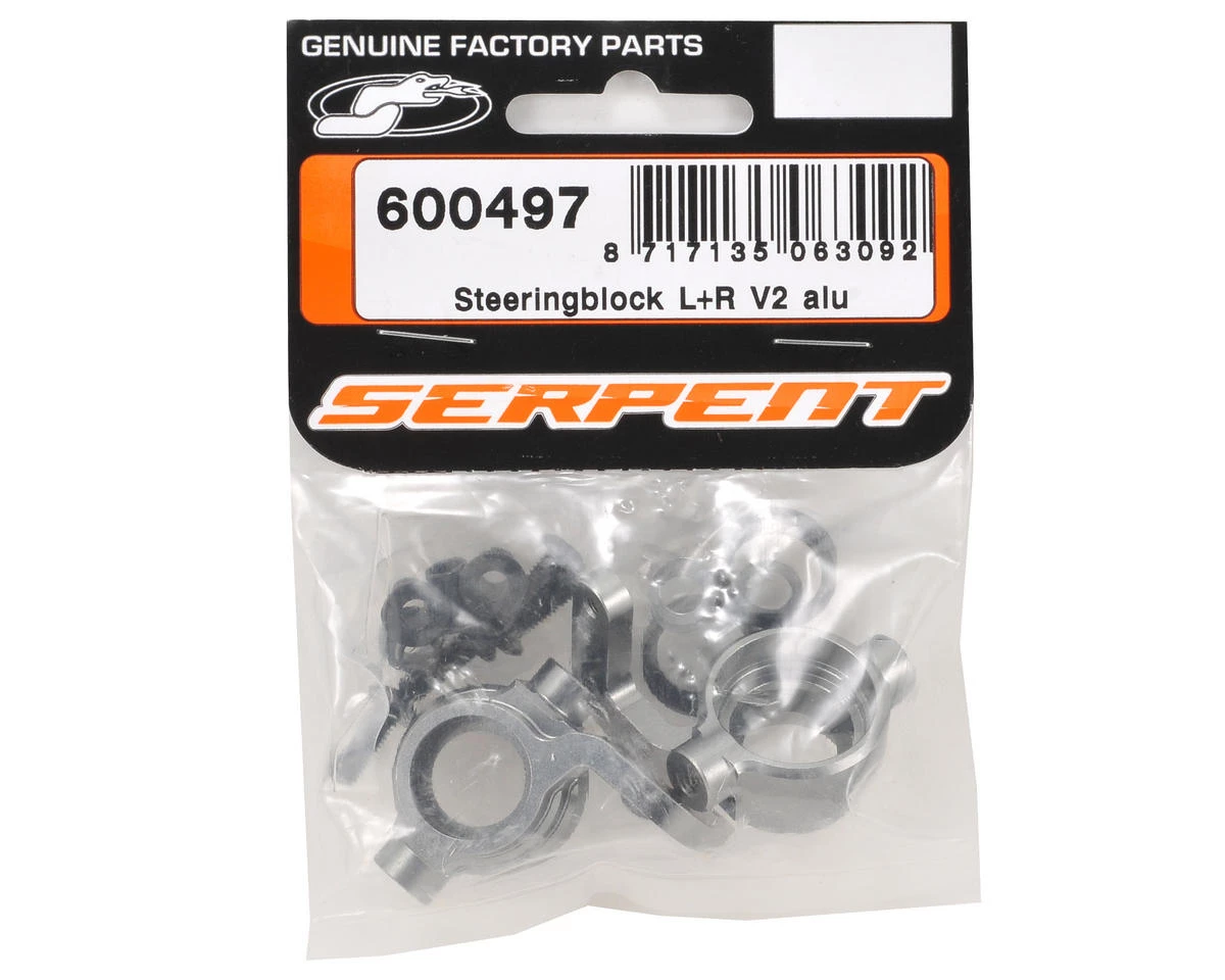 Serpent Aluminum V2 Steering Block Set (2) 2 Serpent Aluminum V2 Steering Block Set (2) - Image 2