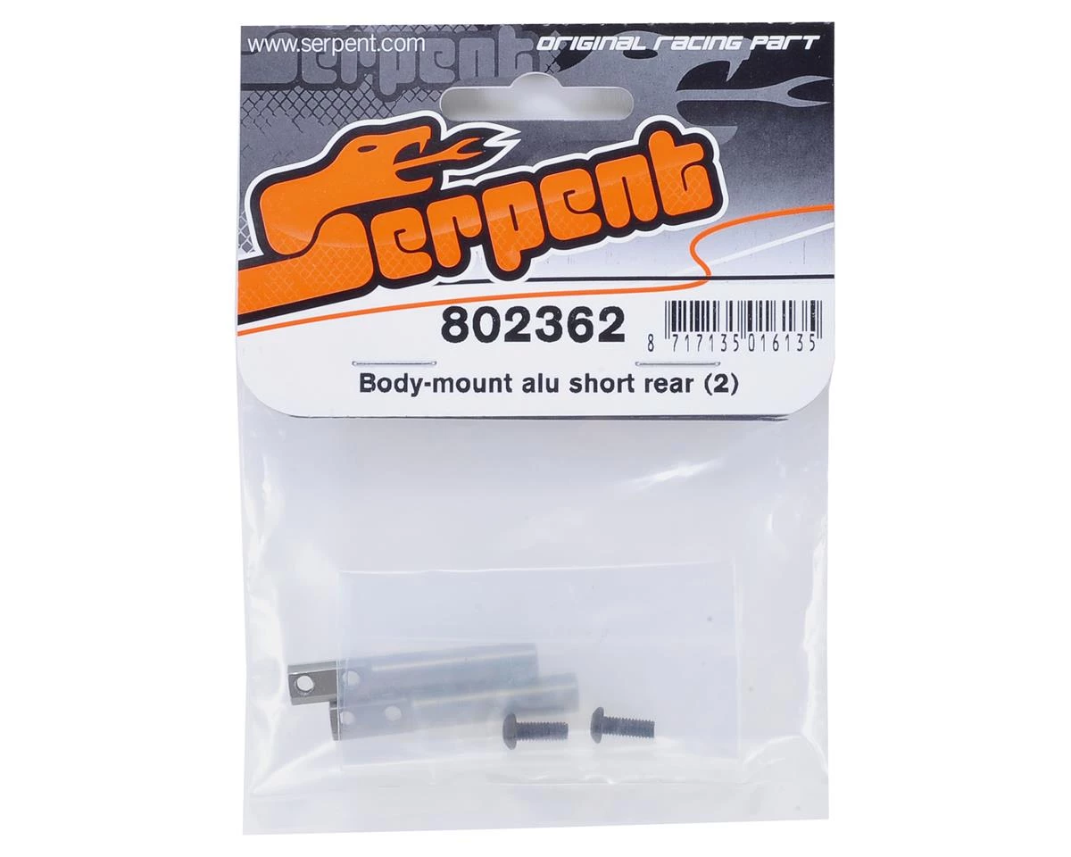 Serpent Aluminum Rear Body Mount Set (Short) (2) 2 Serpent Aluminum Rear Body Mount Set (Short) (2) - Image 2