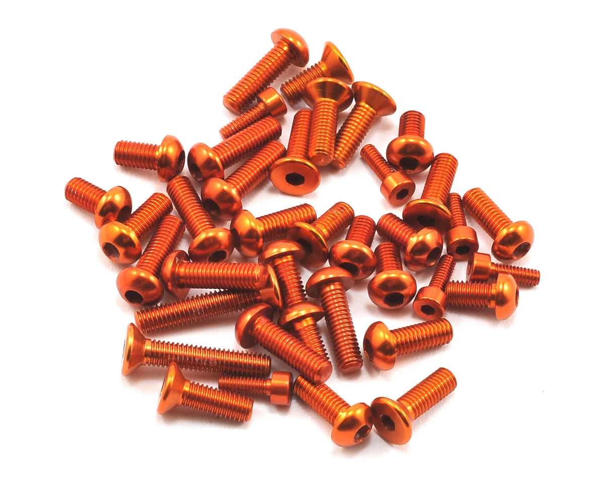 Serpent 748 Top/Side Aluminum Screw Set (Orange) (38) 1 Serpent 748 Top/Side Aluminum Screw Set (Orange) (38)