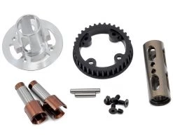 Serpent 748 Aluminum Front Solid Axle Set